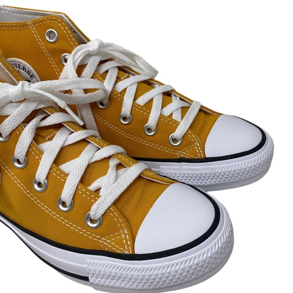 Converse Chuck Taylor High Top Shoe Canvas Orange For Women Casual Skate A09970C - Picture 4 of 10